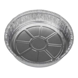 7inch Silver Round Aluminum Foil Container (Base Only)